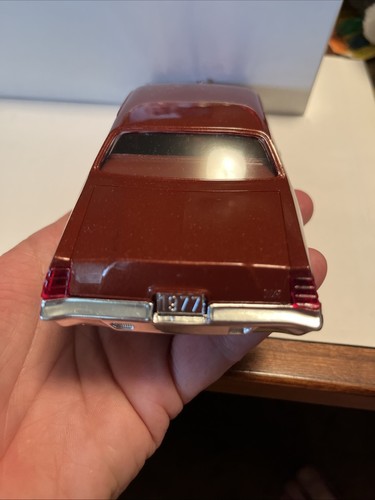 1977 Dodge Monaco Plastic Promo Model 1/25 Scale Russet Sunfire With Box - Picture 8 of 12