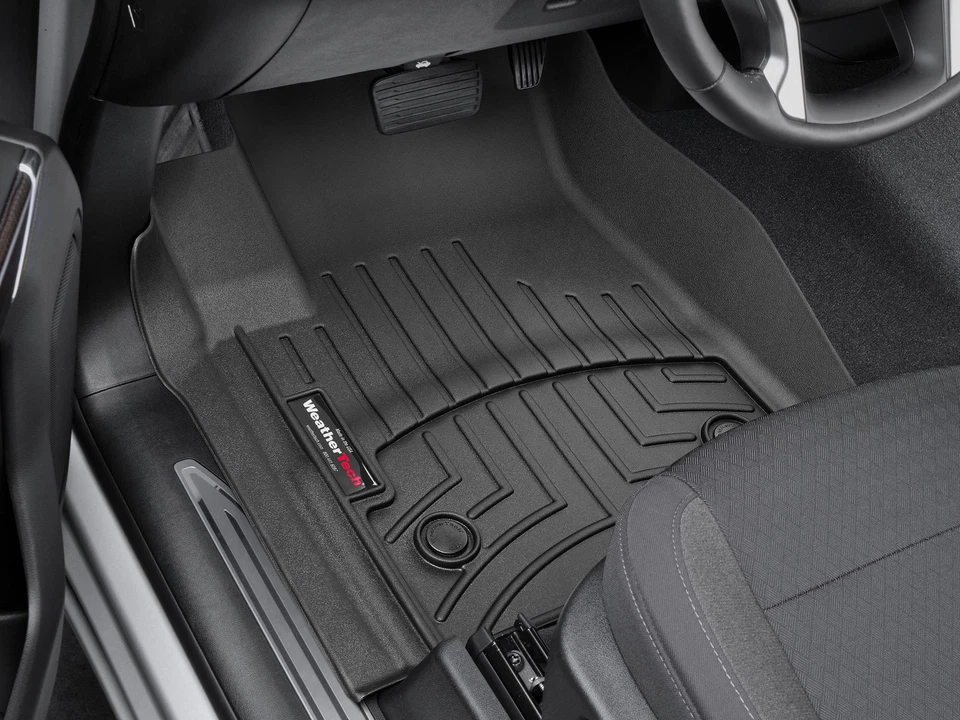 WeatherTech FloorLiner for 2019-2025 GMC Sierra 1500 - 1st Row, Black - Image 2 of 4