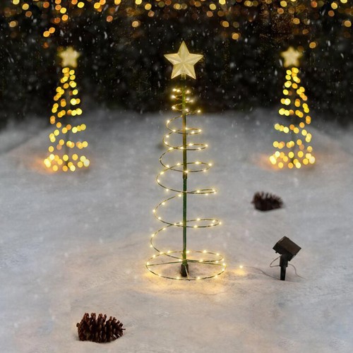 LED Light Waterproof Christmas Tree Light Solar Lights Xmas Decor Outdoor Decor~ - Picture 2 of 17