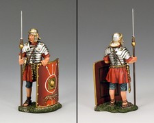 KING  COUNTRY ROMAN EMPIRE ROM010 ROMAN LEGIONARY ON GUARD MIB