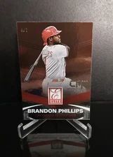 #'ed/7 💥 BRANDON PHILLIPS SSP 2015 Panini Elite Cyber Monday Foil No. 158