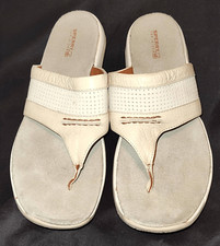 SPERRY TOP-SIDER GET WET WOMEN FLIP FLOPS SZ. 9M Cream colored