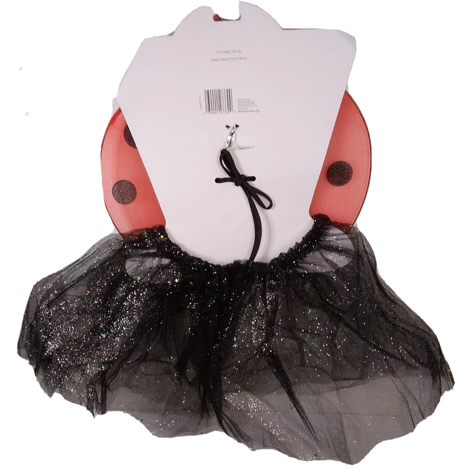 Disfraz Dama Insecto Talla Única Niños Tutú Alas y Varita Nuevo Foto 4 de 4
