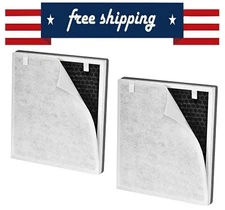 2 Pack Replacement H13 HEPA Filter For LEVOIT Vital 100 Air Purifier 100-RF