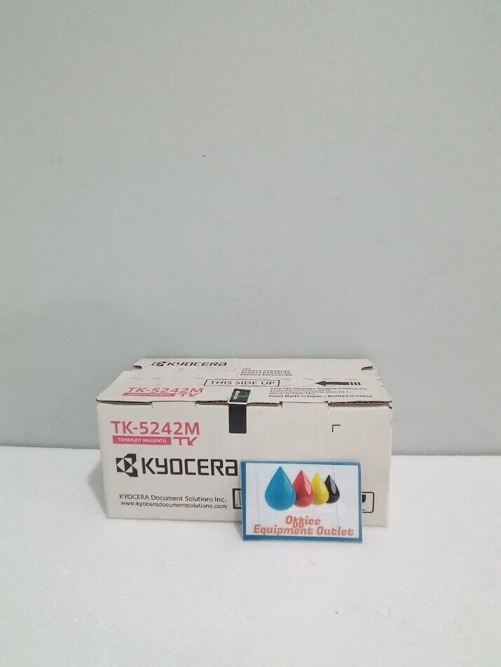 Kyocera TK-5242M Original Laser Toner Cartridge - Magenta - 1 Each - 3000 Pages Kyocera TK-5242M Original Laser Toner Cartridge - Magenta - 1 Each - 3000 Pages