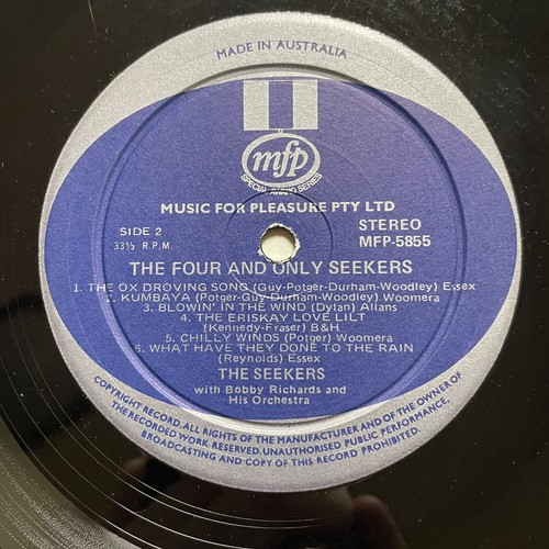 The Seekers The Four & Only Seekers Vinyl Record 12” 33 RPM MFP-5855 MFP 1969 - Photo 11/18