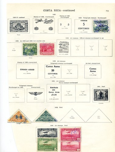 COSTA RICA classic collection on 8 album pages - 第 7/8 張圖片