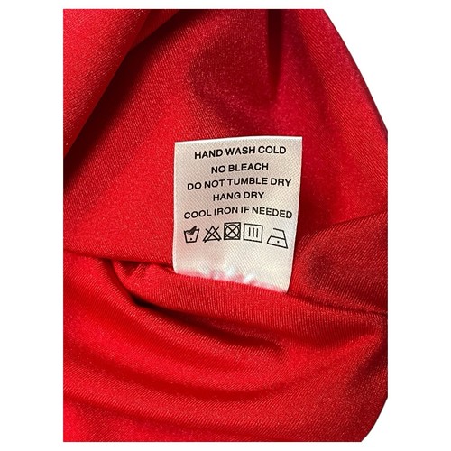 Top Superdown Revolve nuovo donna extra large rosso monospalla ritagliato collo alto - Foto 12 di 16