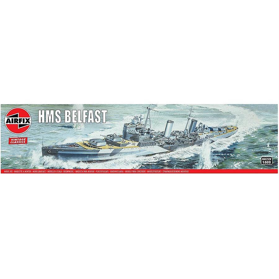 AIRFIX A04212V HMS Belfast - Vintage Classics 1:600 Scale Model Kit