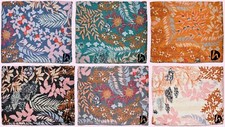 Manta étnica Kantha edredón de algodón tamaño queen cubierta de cama floral tiro interior Ralli