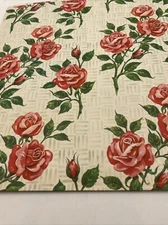 Vintage Gift Wrap Sheet Journaling, Scrapbooking