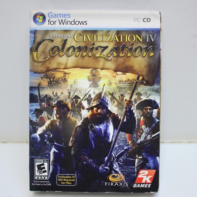 Sid Meier's Civilization IV: Colonization - PC CD Computer game Complete SEALED