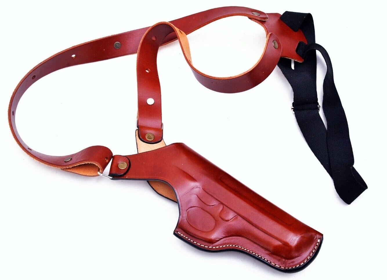 CZ 75 & P-Series Leather Shoulder Holster for Compact & Full-Size Pistols