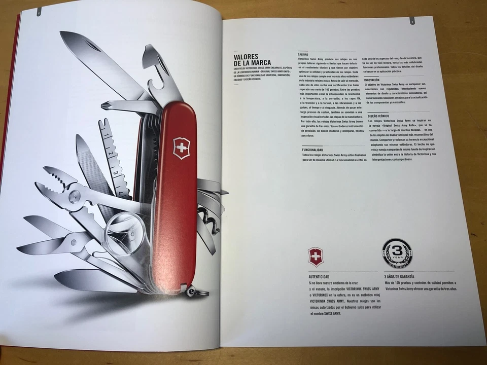 Victorinox Swiss Army - Catálogo de relojes generales - Libro de ejercicios 2018 - Español Foto 3 de 4