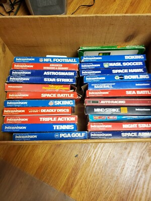 intellivision games all games included in boxes!