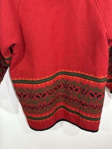 Woolrich Vintage Coat Wool Fair Isle Nordic XL - Picture 7 of 13