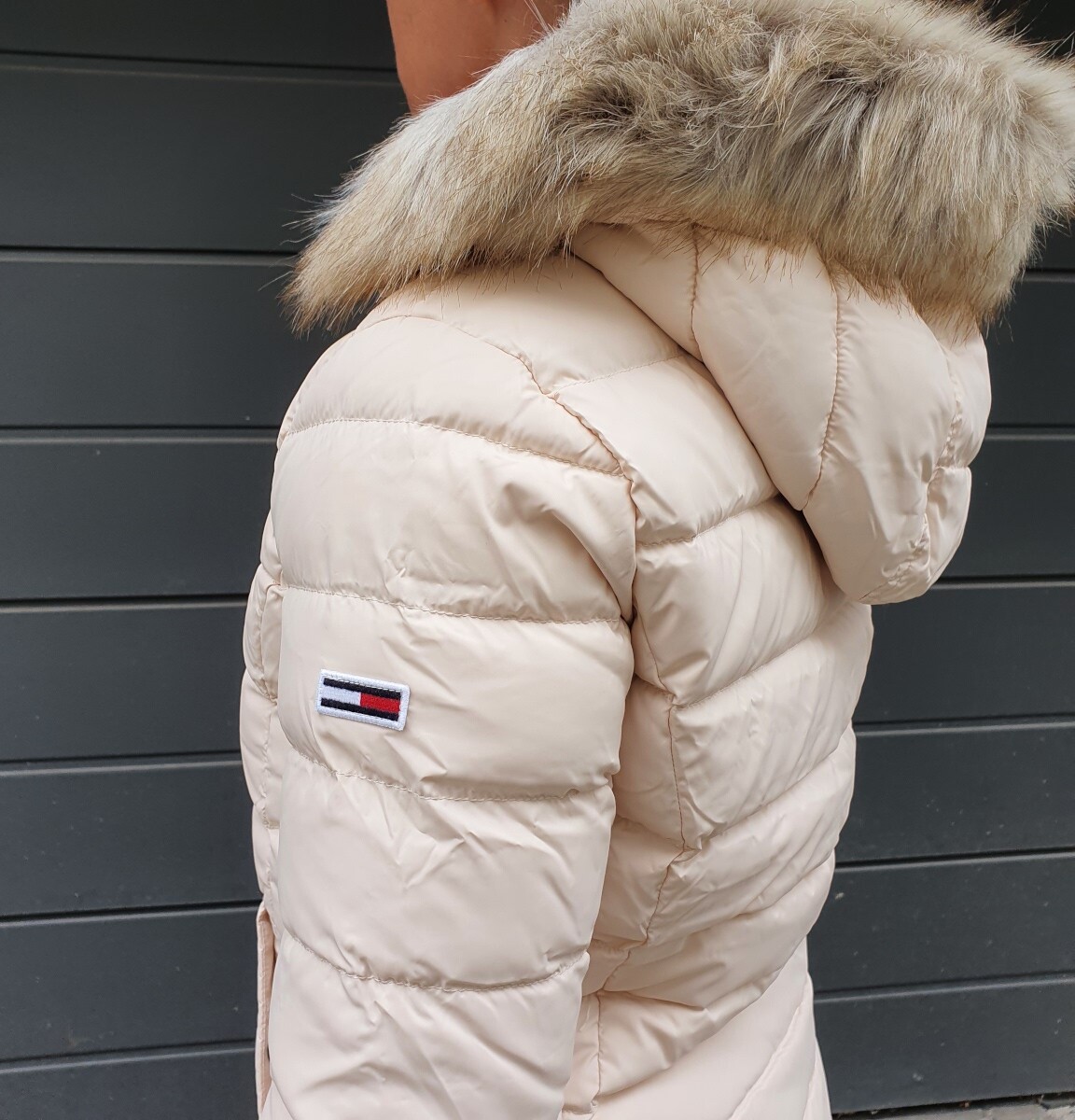 Hilfiger Puffer Jacket With Fur Hood Tommy Hilfiger Basic