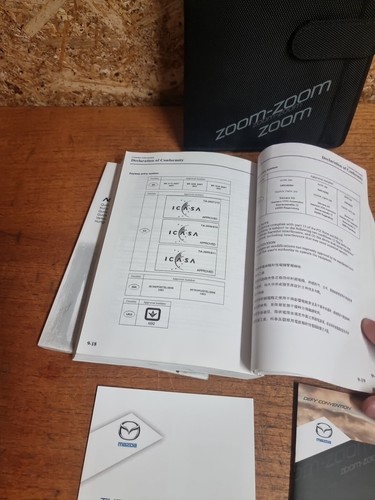 Genuine Mazda 6 Owners Manual Handbook Book Pack & Wallet 2010 - 2012 - Picture 8 of 8