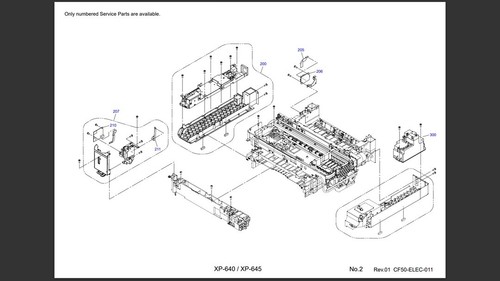 Parts From Epson Expression Premium XP-640 All-In-One Inkjet Printer - Picture 18 of 43