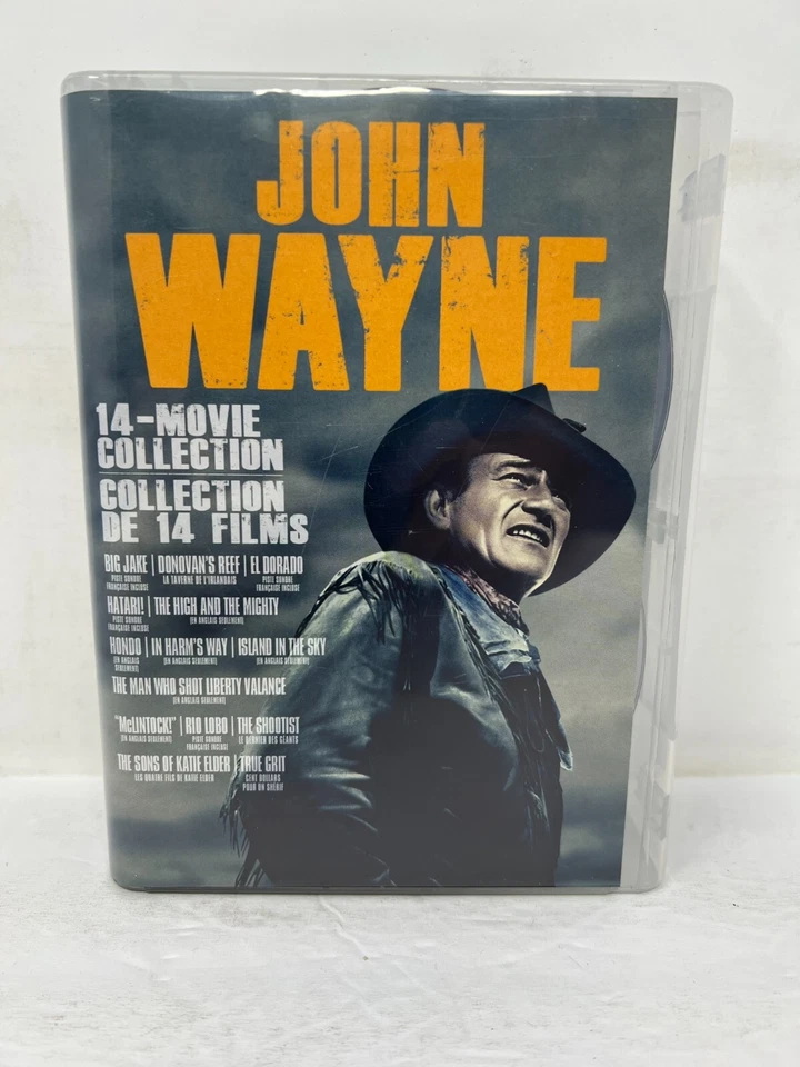 John Wayne 14-Movie Collection (DVD, 2021) Película Boxset ¡¡Buen Estado!!! Foto 2 de 4