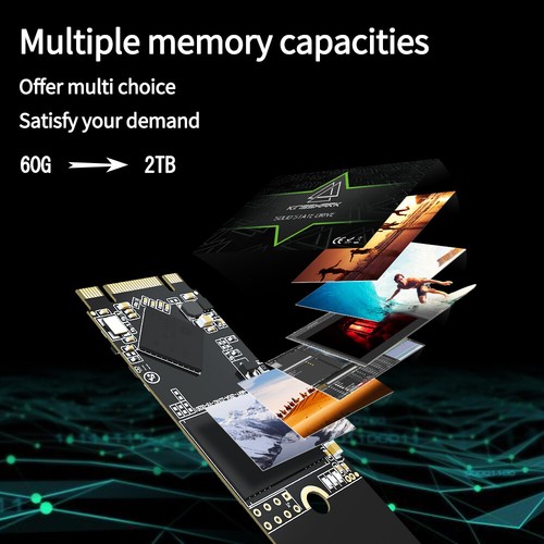 128Go 256Go 512Go 1To SSD interne Msata 2,5 pouces M.2 2280 2242 Disque dur NGFF - Photo 41/52