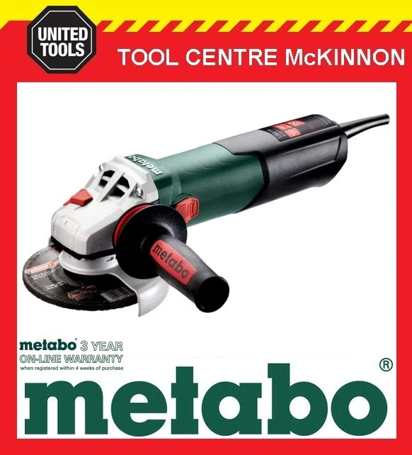 METABO W13 125Q 5 125mm 1350W ANGLE GRINDER WITH QUICK NUT MADE IN GERMANY