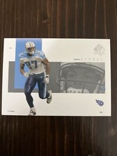 2001 SP Authentic Eddie George Sample Card #EG rare Titans NFL Football