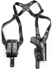 Handmade Leather Shoulder Holster For Glock 17/19, 1911,Taurus G2C/G3C,Sig P226