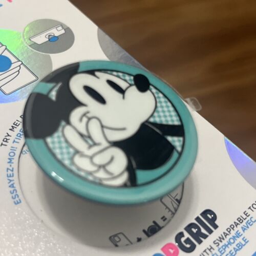 PopSockets PopGrip Phone Grip & Stand - Disney Peace Out Mickey Retro - Picture 2 of 4