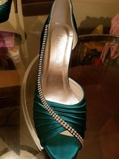 EP11064-IPF Rhineston Platform PeepToe Stiletto Heel Satin Wedding party Shoes