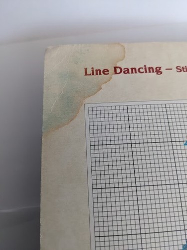 Stitch World LINE DANCING Kreuzstich Musterkarte Faltblatt 03-175 L 1996 - Bild 3 von 4