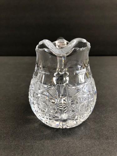Vintage Antique American Brilliant Cut Glass Elegant Creamer - Picture 3 of 12