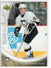 Kristopher Letang Rookie 2006-07 Upper Deck Rookie Class Card #34