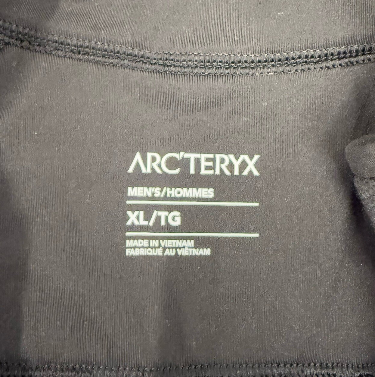 ARC'TERYX Arcteryx Giacca Uomo XL Grigio Outdoor Pile Maglione Logo Attivo