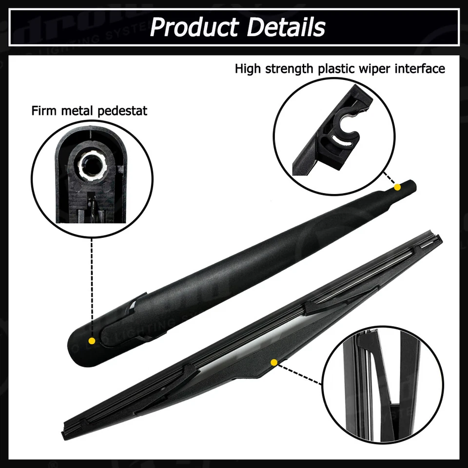 Brazo y cuchilla limpiaparabrisas trasero para Kia SEDONA 2015 - 2021 OEM calidad 98811-2W000 Foto 2 de 4