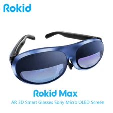 Rokid Max AR 3D Smart Glasses VR Micro OLED 360" HD Giant Screen Phones/Switch 