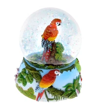 SNOW GLOBE - PARROT (65MM)