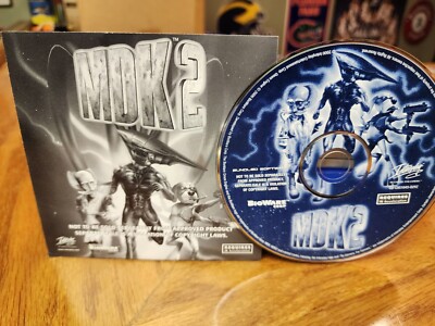 Vintage Interplay BioWare MDK2 Action Shooter Windows PC CD-ROM (2000) w/ Manual