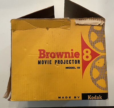 Vintage Kodak Brownie 8mm Movie Projector Model #10 Tested *Read