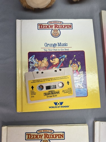 Vintage Teddy Ruxpin und schmuddelig riesiger Posten Bücher und Kassetten - Bild 3 von 14