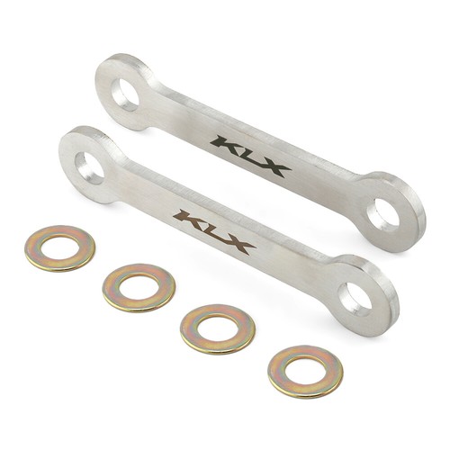 Rear Suspension Lowering Links Kit For Kawasaki KLX250/S/SF, KLX300R, KLX300SM - Pair, Silver-601454