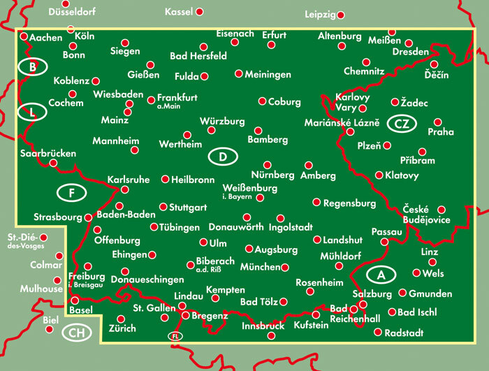 Thumbnail - Deutschland Süd 1 : 500 000 9783850848619
