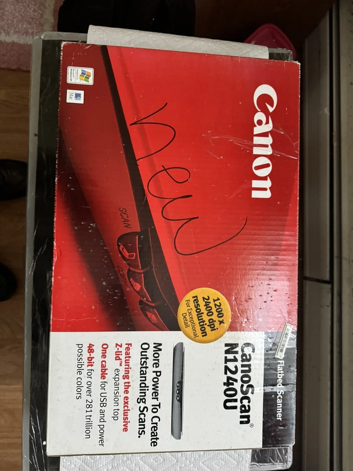 Canon CanoScan N1240U Flatbed Scanner 48-bit USB 1.1 1200x2400 dpi Exceptional - Image 3 of 4