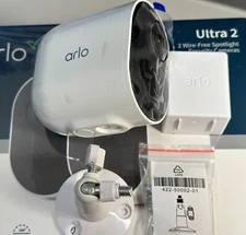 Arlo Ultra 2 4K UHD Wireless Add-on Camera with Outdoor Mount Kit - White