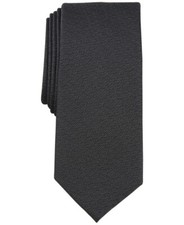 Alfani Men's Necktie Roseau Solid Grey Tie- OS
