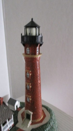 LEFTON Historic American 1998 PONCE DE LEON Light Up LIGHTHOUSE LAMP 08651 ~NIB - Picture 5 of 9