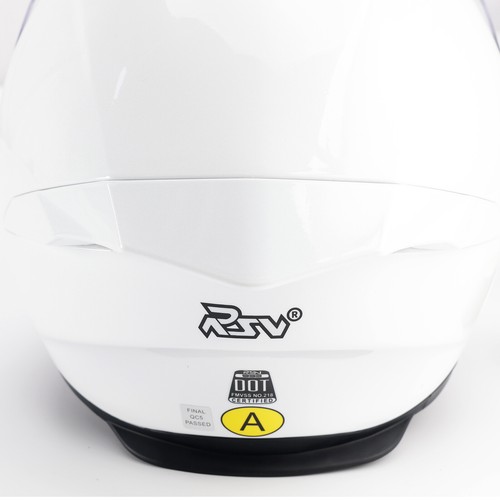Casco da moto DOT per adulti Street Integrale Bianco M L3 - Picture 10 of 15