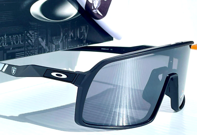 NFL LAS VEGAS RAIDERS × OAKLEY SUTRO NFL Oakley SUTRO Las Vegas RAIDERS Matte Black PRIZM Black Lens