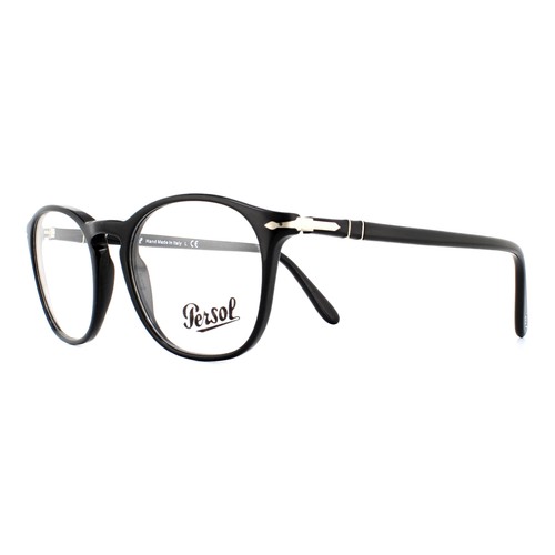 PERSOL occhiali da vista Frames 3007V 95 Nero 50mm da uomo | eBay