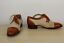 miniatuur 1 - Vintage Lottusse Men&#039;s Two Tone Brogue Ballroom Shoes EU 41 UK 7.5 US 8